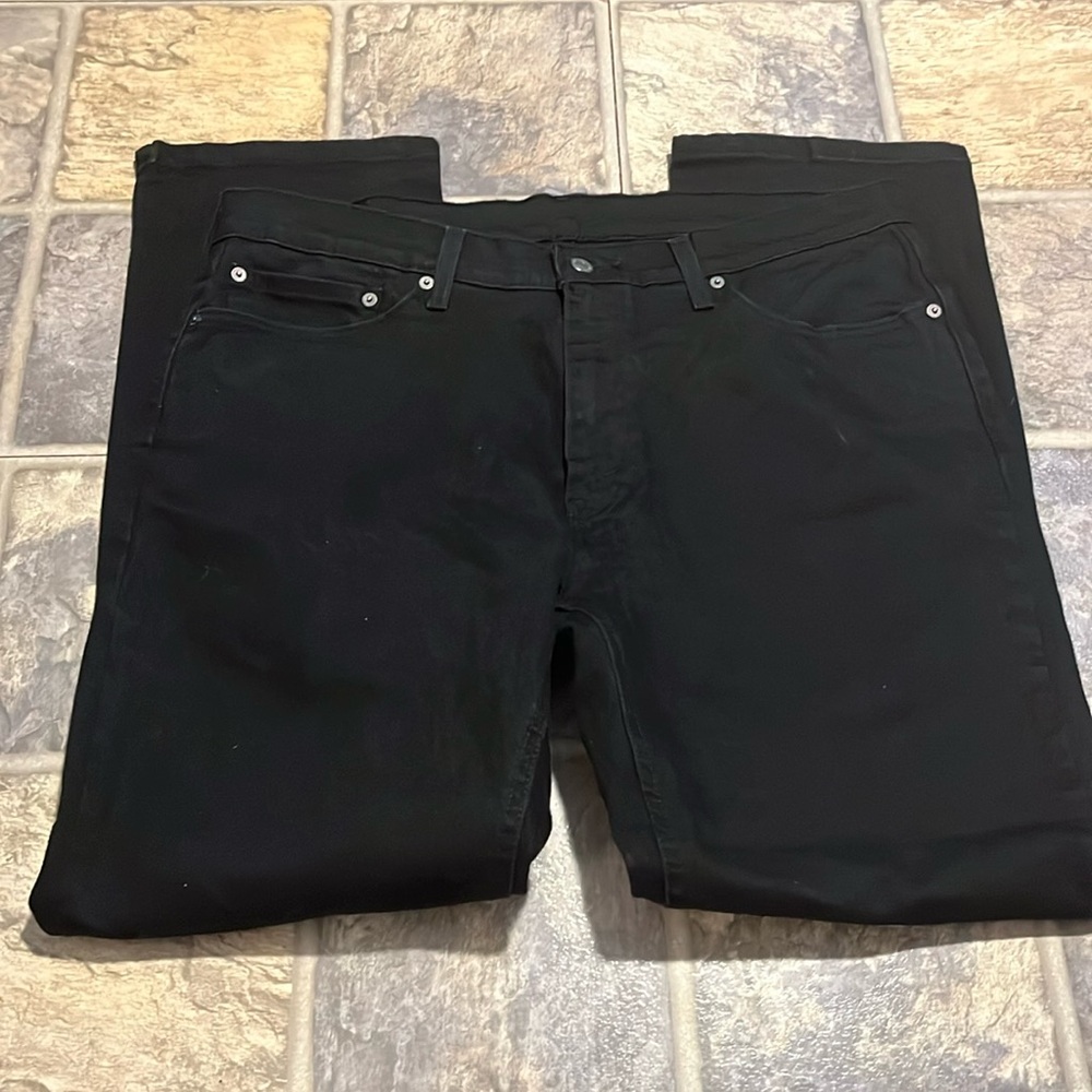 Mens Levi Strauss Waterless Jeans, size 36, Black